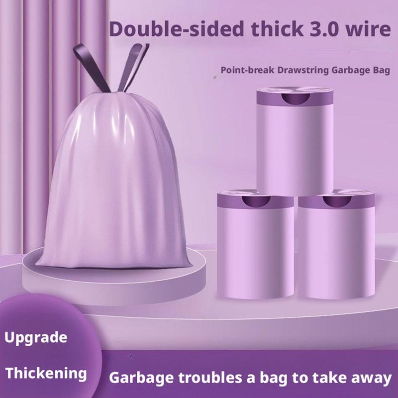 Small Trash Bags 4 Gallon, 100 Count Unscented Drawstring Garbage Bags, Leak-Proof Can Liners for Bathroom Bedroom Office Dorm, Mini Waste Bag for Small Trash Cans (green) - Image 2